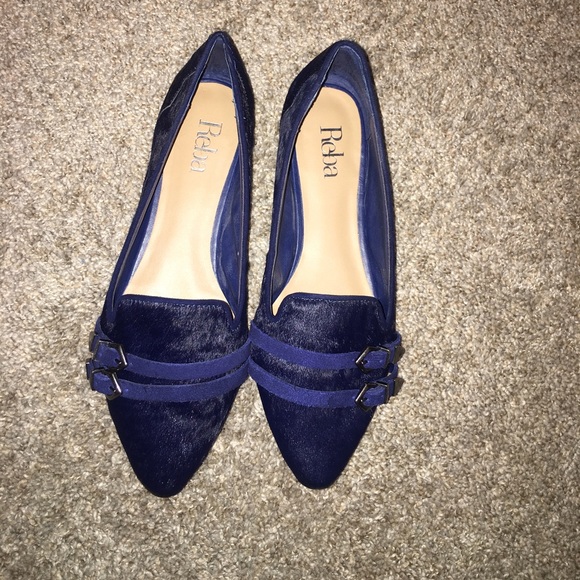 Reba Hathi Cow Hair Flats