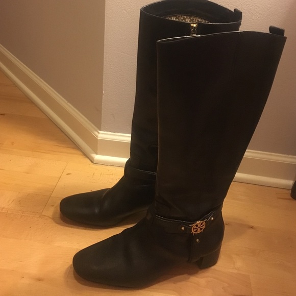 Black Tory Burch Boots Size 11