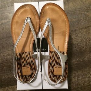 Dolce Vita Silver Sandals