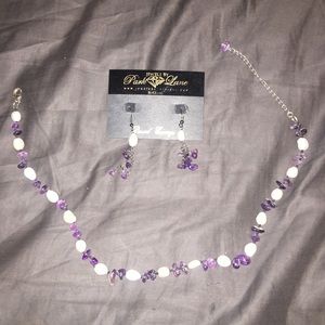 Necklace and earrings