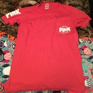 Pink Victoria's Secret tee