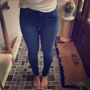 High rise super skinny hollister jeans