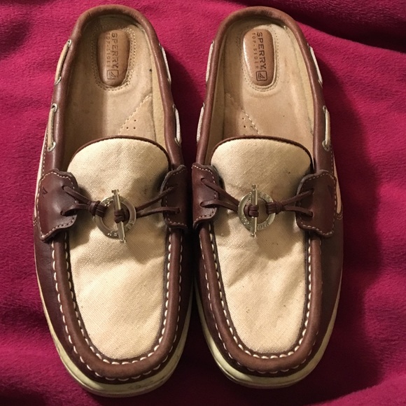 SPERRY Top Sider Neutral colors beige and cognac