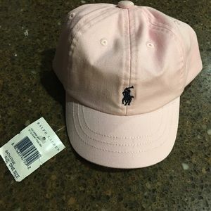 NWT Light pink baby Polo cap