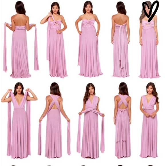 Beautiful maroon evening dress