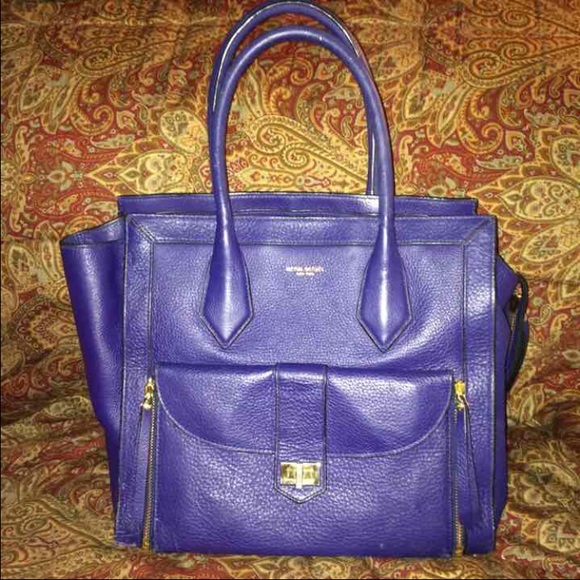 Henri bendel revington tote royal blue
