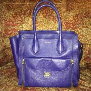 Henri bendel revington tote royal blue