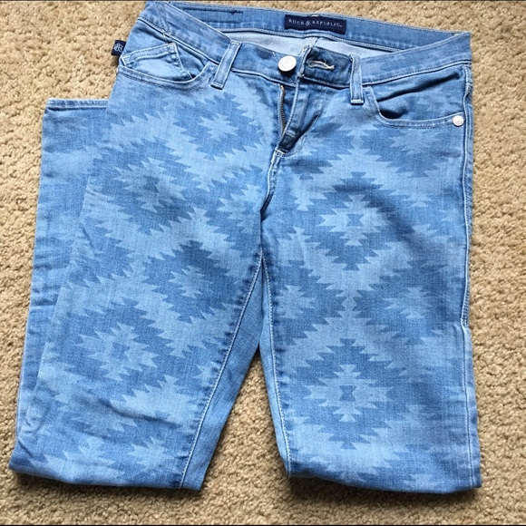 ❌SOLD❌ Aztec Jeans - Picture 2 of 3