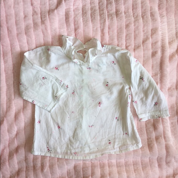 Bonpoint shirt with buttons on back - 6 months