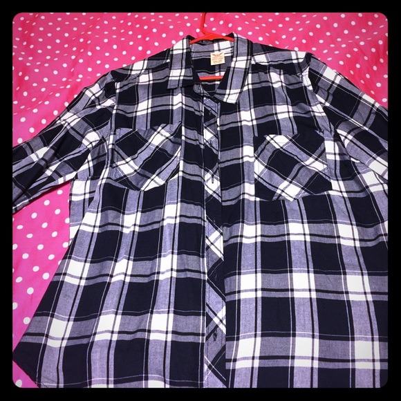 Plaid flannel shirt