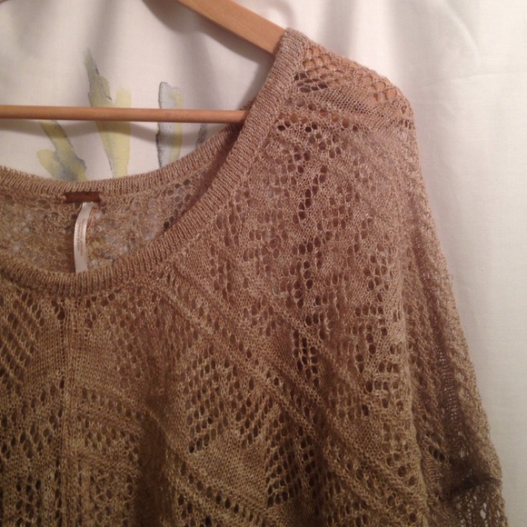 Sheer type knit oversized sweater ❤️