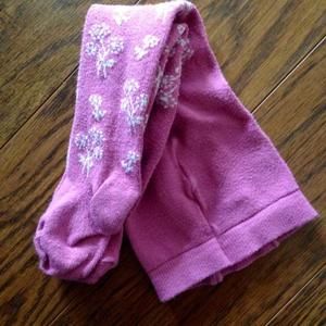 Pink sweater leggings