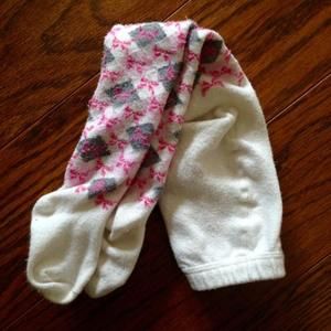 Argyle sweater knit leggings EUC