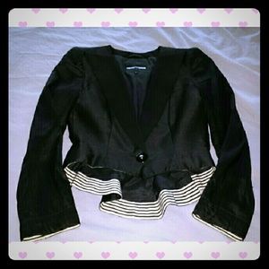 💞 Emporio Armani Silk Black Jacket