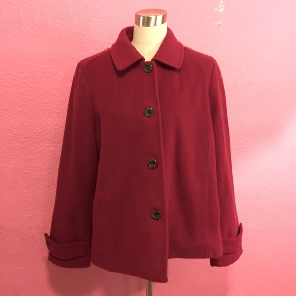 lands end wool jacket