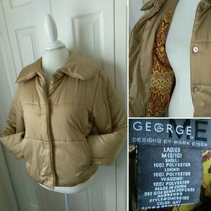 Soft beige puffer jacket-reduced