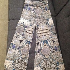 Multi color PALAZZO pants (S)