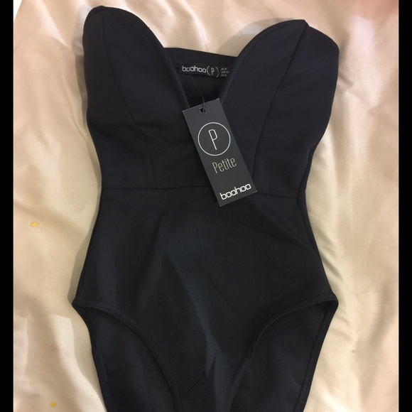 Petite Ivy Deep Plunge Bodysuit