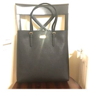 Michael Kors Black Leather Tote