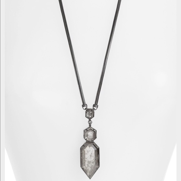 Kendra Scott Wyatt Necklace in Gunmetal