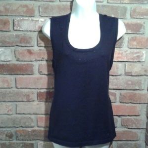 NWT Lane Bryant Sleeveless Black Top Size 14/16