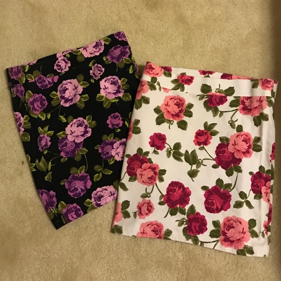 Rose Patterened Pencil Skirt Bundle