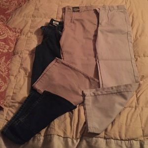 Three pairs of boys pants bundle