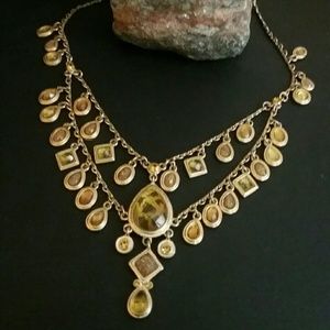 Beautiful   Gold  Tone  Necklace