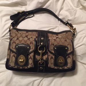 Coach signature handbag