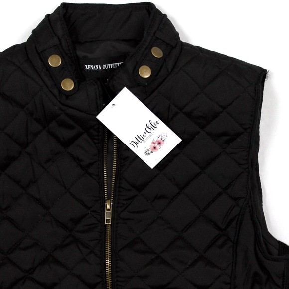 LAST ONE! Quilted Sleeveless Vest - Picture 4 of 6