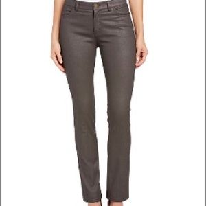NWT Lafayette 148 NY Concrete Iridescent Jeans
