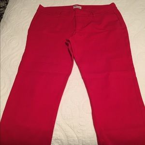 Red Old Navy Pixie Pants