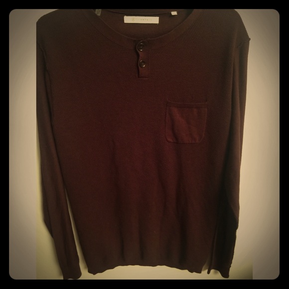 7 Diamonds Henley lightweight Sweater