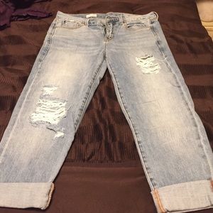 Gap 1969 cropped/cuffed jeans