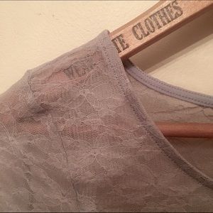 Express lace long sleeve tee