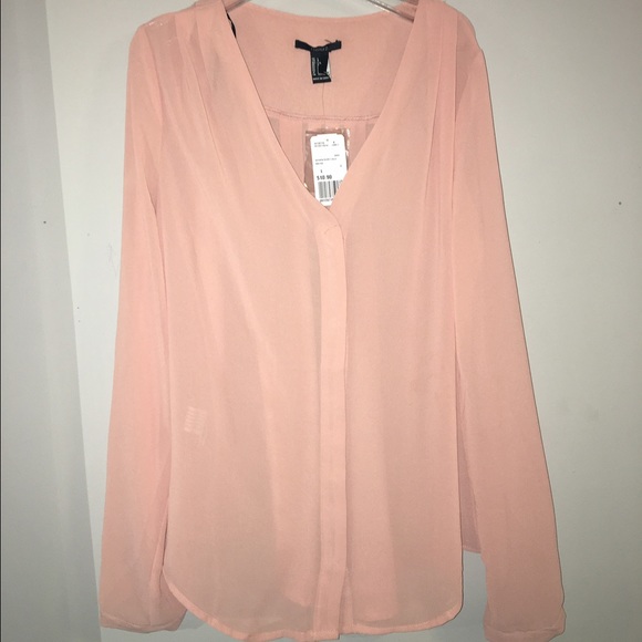 Forever 21 blush blouse, never worn