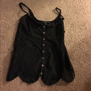 Black Lace Tank