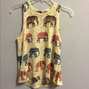 Agaci boho elephant tank