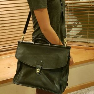 Coach leather briefcase * final price drop*