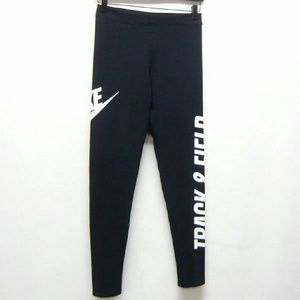 Nike track and field logo women legging