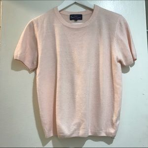 Polo Cashmere Short Sleeve Top