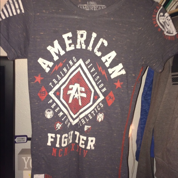American fighter shirt