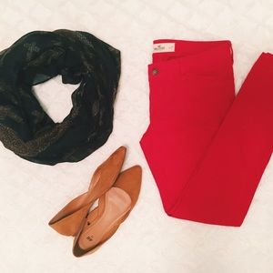 Red Skinny Jeans