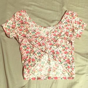Floral crop top