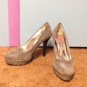 Glitter heels