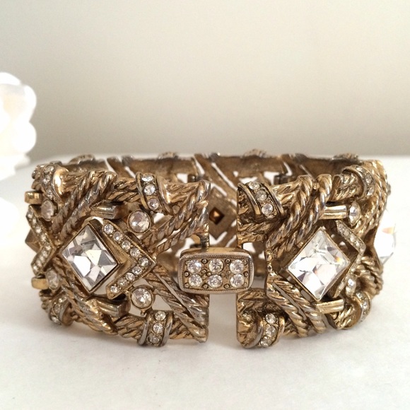 Vintage Edwardian Style Gold Bracelet / Cuff - Picture 3 of 6