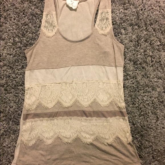 Lace tank top
