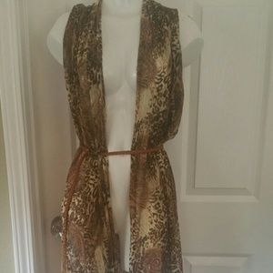 Sexy animal print top