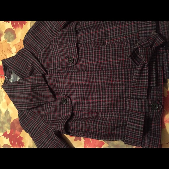 PLAID JACKET - Picture 4 of 4
