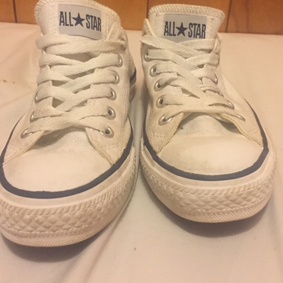 White and Pink Converse